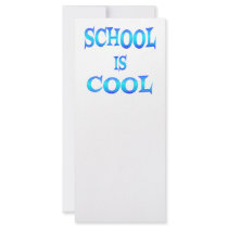 School is Cool rack cards