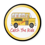 School is Cool School bus magnets
