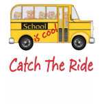 School is Cool School bus t-shirts