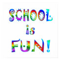 School is Fun posters
