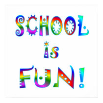 School is Fun posters