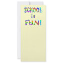 School is Fun rack cards