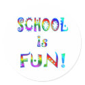 School is Fun stickers