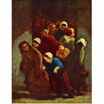 School Is Out By Daumier Honoré Photo Cut Out