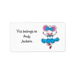 School Labels ( ballerina )