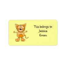 School Labels (cat)