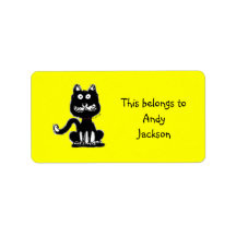 School Labels (cat)