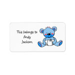 School Labels ( cute baby bear ) labels