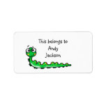School Labels ( cute caterpillar ) labels