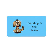 School Labels (dog)