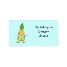 School Labels (dragon)