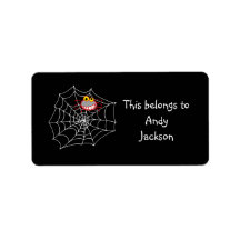 School Labels ( spider )