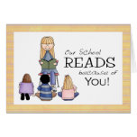 School Librarian Thank You Card