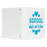 SCHOOL LOVE VINYL BINDER