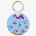 School, Lunch keychains