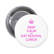 School Lunch Lady Loves Nutrition Button