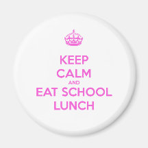 School Lunch Lady Loves Nutrition Refrigerator Magnet