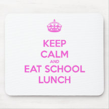School Lunch Lady Loves Nutrition Mousepads