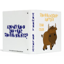 School Mascot Buffalo Notebook Avery Binder