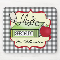 School Media Specialist Mouse Pad mousepads