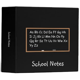 School Notes Binder