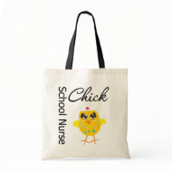 School Nurse Chick v1 bag