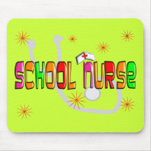 School Nurse Gifts & T-Shirts Mouse Pads
