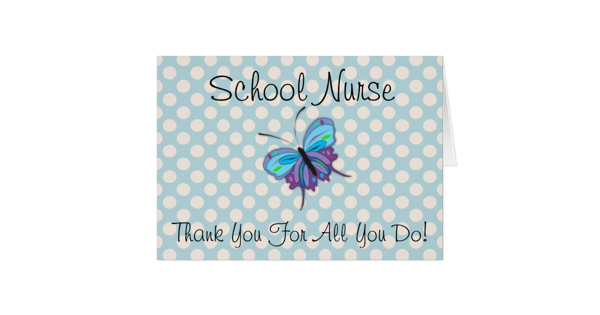 What To Write In A School Nurse Thank You Card