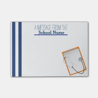 School Nurse's Post-it® Notes