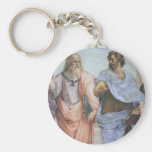 School of Athens (detail - Plato & Aristotle) Key Chain