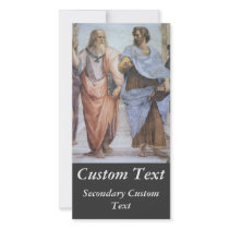 School of Athens (detail - Plato & Aristotle) Picture Card