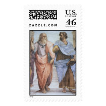School of Athens (detail - Plato & Aristotle) Postage