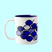 School of Christian Fish Symbols - Blue mugs by ChristianFish School of Christian Fish Symbols - Blue mugs