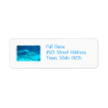 School of Dolphins Address Labels