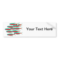 School of Neon Tetras Bumper Sticker