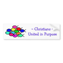 School of Rainbow Fish bumper stickers