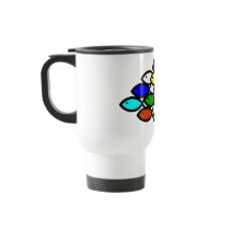 School of Rainbow Fish Symbols mugs