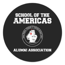school of the americas2 stickers