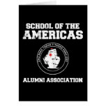 school of the americas alumni greeting card