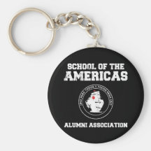 school of the americas alumni keychain