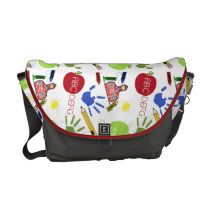 School Pattern Teacher Messenger Bag messenger bags