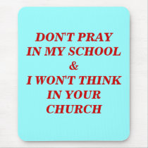 School Prayer mousepads
