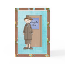 School Principal Thank You Card