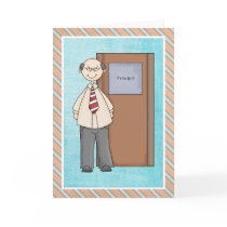School Principal Thank You Card