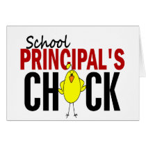 School Principal's Chick cards