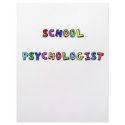 SCHOOL PSYCHOLOGIST letterhead by occupationalgifts SCHOOL PSYCHOLOGIST letterhead