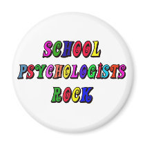 SCHOOL PSYCHOLOGIST ROCK FRIDGE MAGNETS
