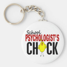 School Psychologist's Chick Key Chains