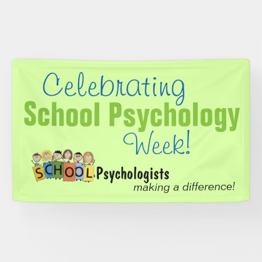 School Psychology Week Banner Zazzle