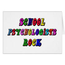 SCHOOL PSYCOLOGIST ROCK cards